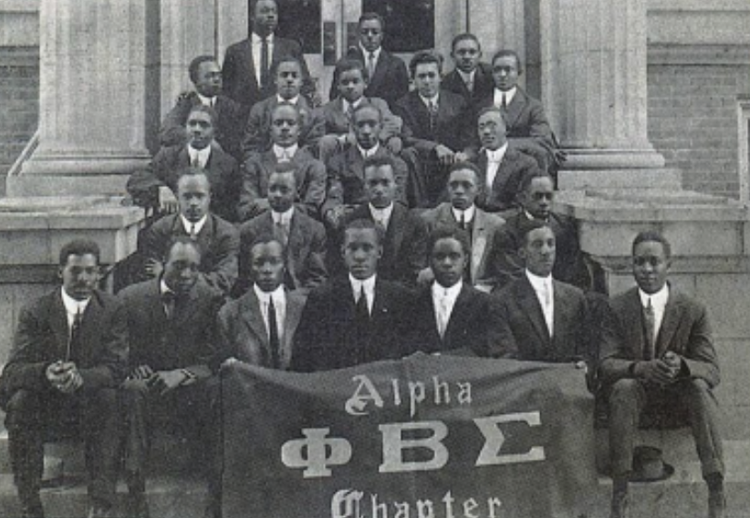 Historic Phi Beta Sigma fraternity photograph